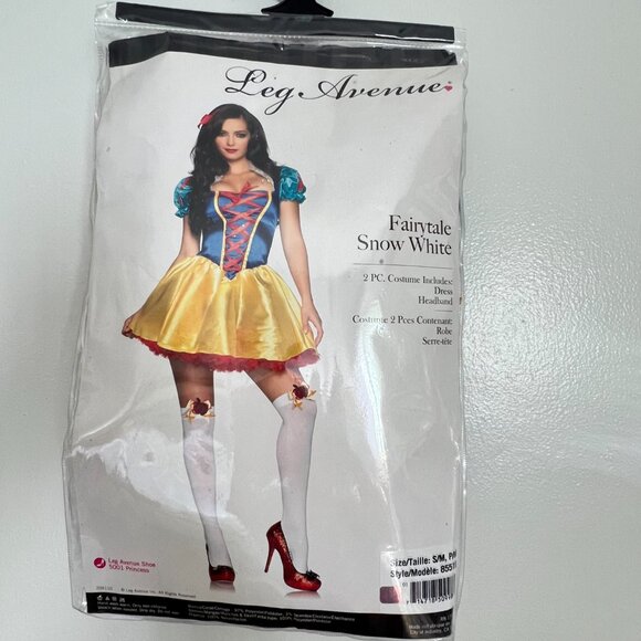 Leg Avenue Fairytale Snow White Costume – Size S/M Halloween Cosplay - Picture 9 of 11